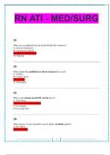 RN ATI - MED&sol;SURG