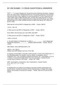 EC 202 EXAMS 1-3 CRAIG QUESTIONS & ANSWERS