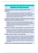 CPI Certification Test Questions and Answer  Solutions &lpar;Verified Answers