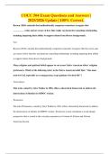 COUC 504 Exam Questions and Answers &vert; 2025&sol;2026 Update &vert; 100&percnt; Correct