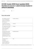 NCCER Module 00101 Exam &lpar;updated 2025&rpar; Questions & Answers &lowbar; Latest Already Graded A&plus; UPDATE 2025&lowbar;2026 
