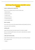 D312 Exam Prep-Questions with 100&percnt; correct answers