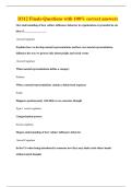 D312 Finals-Questions with 100&percnt; correct answers