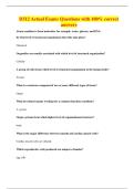 D312 Actual Exam&colon; Questions with 100&percnt; correct answers