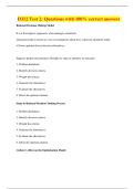 D312 Test 2&colon; Questions with 100&percnt; correct answers