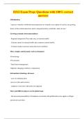D312 Exam Prep&colon; Questions with 100&percnt; correct answers