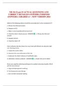 NR 326 Exam &num;2 ACTUAL QUESTIONS AND CORRECT DETAILED ANSWERS &lpar;VERIFIED ANSWERS&rpar; &vert; GRADED A&plus; &vert; NEW VERSION 2026