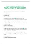 NR 326 CMS EXAM QUESTIONS AND CORRECT DETAILED ANSWERS &lpar;VERIFIED ANSWERS&rpar; &vert; GRADED A&plus; &vert; NEW VERSION 2026