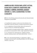 AMERICAN RED CROSS EMR LATEST ACTUAL EXAM WITH COMPLETE QUESTIONS AND CORRECT VERIFIED ANSWERS ALREADY GRADED A&plus; 100&percnt; GUARANTEED TO PASS CONCEPTS