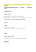 DMSG 1321 CROSS SECTIONAL ANATOMY MOD 1 ASSESSMENT QUESTIONS ANSWERED CORRECTLY 