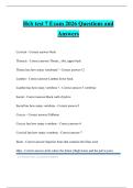 Hcb test 7 Exam 2026 Questions and Answers