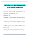 Advanced Firefighter Technician Exam 2026 Questions and Answers