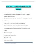 HCB test 7 Exam 2026 Questions and Answers