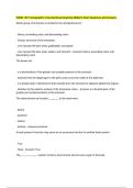 DMSG 1321 Sonographic Cross-Sectional Anatomy Midterm Exam Questions and Answers