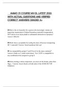 AMMO 51 COURSE MV-DL LATEST 2026 WITH ACTUAL QUESTIONS AND VERIFIED CORRECT ANSWERS GRADED A&plus;