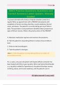 ANCC Practice Questions &vert; Verified Questions and Correct Answers &vert; 100&percnt; Accurate & Updated &vert; 2025&ndash;2026 Edition &vert; GET FULLY PREPARED WITH