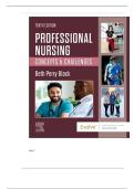 Test Bank For Professional Nursing 10th Edition by Beth Black 9780323776653 Chapter 1-16