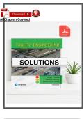 Solution Manual Traffic Engineering 5th Edition Roess & Prassas & McShane