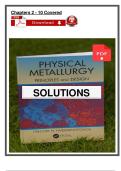 Solutions Manual for Physical Metallurgy Principles and Design 1st Edition by Haidemenopoulos