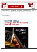 Solutions Manual For Auditing Case: An Interactive Learning Approach 7th Edition by Mark S. Beasley| 9780134421827| All Chapters 1-12| LATEST