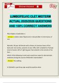 BUNDLE EXAMS&colon;&colon;&colon; CLET EXAMS WITH MIDTERM & FINALS ACTUAL 2025&sol;2026