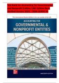 Test Bank for Accounting for Governmental and Nonprofit Entities 19th Edition Reck &vert;&vert; ISBN&colon;NO  9781260809954&vert;Verified Latest Updated  Version 2025&vert; All Chapters 