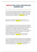 MSN 622 &ndash; Advanced Nursing Practice &vert; Final Exam Questions and Answers