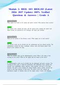 Module 2&colon; BIOL 103&sol; BIOL103 &lpar;Latest 2026&sol; 2027 Update&rpar; 100&percnt; Verified Questions & Answers &vert; Grade A