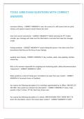 TCOLE 1080 EXAM QUESTIONS WITH CORRECT ANSWERS 