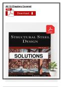 Solutions Manual to Structural Steel Design &lpar;3rd Edition&rpar; by Aghayere