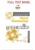 Test Bank for Introductory Clinical Pharmacology 12th Edition by Susan Ford&period;&vert;All chapters 1-54 included&period;&vert;Latest update&comma; Graded A&plus;&period;