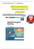 TEST BANK FOR MEDICAL-SURGICAL NURSING&comma; 8TH EDITION &lpar;LINTON&comma; 2023&rpar;&comma; CHAPTER 1-63 &comma; 9780323826716 &comma; ALL CHAPTERS WITH ANSWERS AND RATIONALS EXAM QUESTIONS AND 100&percnt; COMPLETE ANSWERS WITH RATIONALES VERIFIED AND WELL EXPLAINED BY EXPERTS ALREADY PASSED&excl;&excl;&excl;&excl;&excl;&excl;