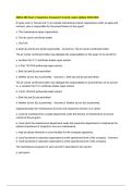 AMSA 490 Exam 2 Questions Answered Correctly Latest Update 2025-2026