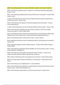 AMSA Culinary Meat Selection & Cookery Certification Questions and Answers Graded A&plus;