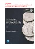 Test bank for economics of money banking and financial markets 13th edition mishkin full chapter