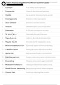 NR 341 pharmacology benchmark All topics fully covered &sol; Exam &lpar;2025&rpar; UPDATE Verified Questions And Answers Latest Update 100&percnt; verified