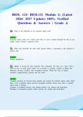 BIOL 121&sol; BIOL121 Module 2&colon; &lpar;Latest 2026&sol; 2027 Update&rpar; 100&percnt; Verified Questions & Answers &vert; Grade A