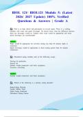 BIOL 121&sol; BIOL121 Module 5&colon; &lpar;Latest 2026&sol; 2027 Update&rpar; 100&percnt; Verified Questions & Answers &vert; Grade A