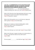 CGS CH 1- 6 COMPREHENSIVE EXAM QUESTIONS WITH  DETAILED VERIFIED AND 100&percnt; ACCURATE ANSWERS  BRAND NEW EXAM ALREADY GRADED A&plus; PASS
