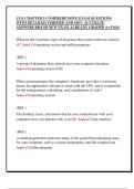 CGS CHAPTER 5 COMPREHENSIVE EXAM QUESTIONS  WITH DETAILED VERIFIED AND 100&percnt; ACCURATE  ANSWERS BRAND NEW EXAM ALREADY GRADED A&plus; PASS