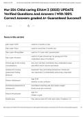 Nur 254 Child caring EXAM 3 &lpar;2025&rpar; UPDATE Verified Questions And Answers &vert; With 100&percnt; Correct Answers graded A&plus; Guaranteed Success&excl;&excl;