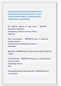 WGU Exploring Data D467 Exam 2025&sol;2026 Actual  Comprehensive Real Exam Questions &  Correct                     Answers &lpar;Verified Answers&rpar; &vert; Already Graded A&plus;                              &vert; Newest Exam &vert; Just Released&excl;&excl;
