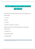 MN 576 midterm Exam 2026 Questions and Answers