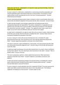 RNUR 238 CHAPTER 38 - ASSESSMENT OF DIGESTIVE AND GASTROINTESTINAL FUNCTION QUESTIONS AND ANSWERS
