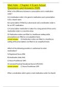 Med Aide - Chapter 4 Exam Actual Questions and Answers 2026&period;docx