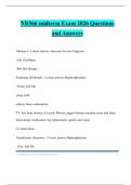 NR566 midterm Exam 2026 Questions and Answers