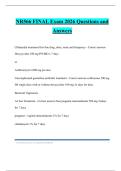 NR566 FINAL Exam 2026 Questions and Answers