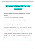 RICA Subtest 3 Exam 2026 Questions and Answers