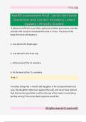 health assessment final - jarvis test bank  Questions and Correct Answers&sol; Latest  Update &sol; Already Graded 
