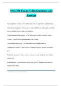 NSG 530 Exam 3 2026 Questions and Answers